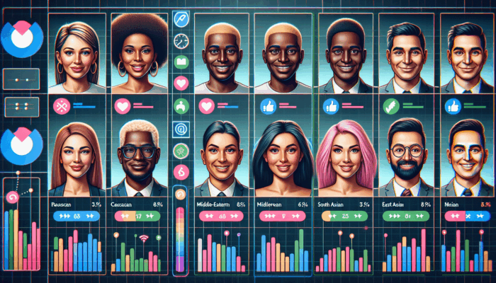 Diverse influencers with metrics and benchmarks, efficient digital campaign interface, successful audience engagement.