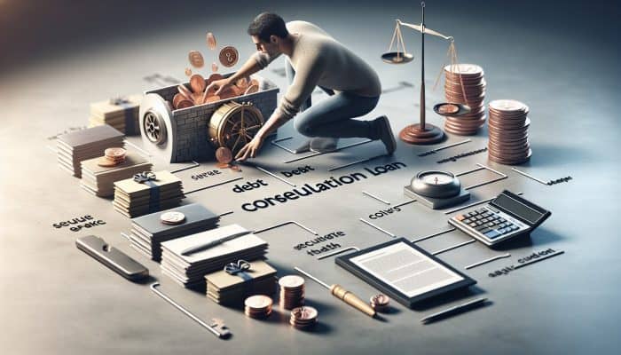 Debt Consolidation Loan Success Timelines: A Guide | DCL Person organizing documents for debt consolidation loan application, symbolizing path to financial stability.