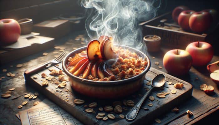 Smoked Apple Crisp: A Tasty Oat-Based Autumn Delight
