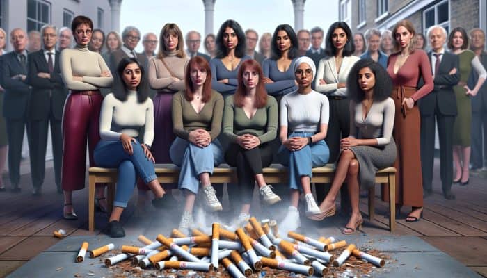 Empowered UK women united in their journey to quit smoking, driven by health, family, and financial motivations.