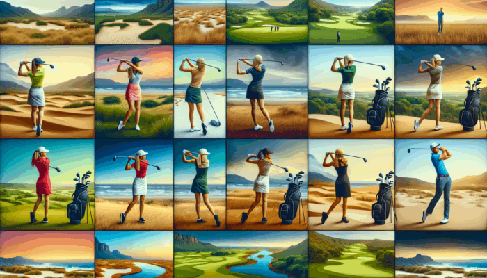 Tips for Hitting Fairway Woods: Golfer choosing fairway wood on South African course with diverse landscapes and conditions.