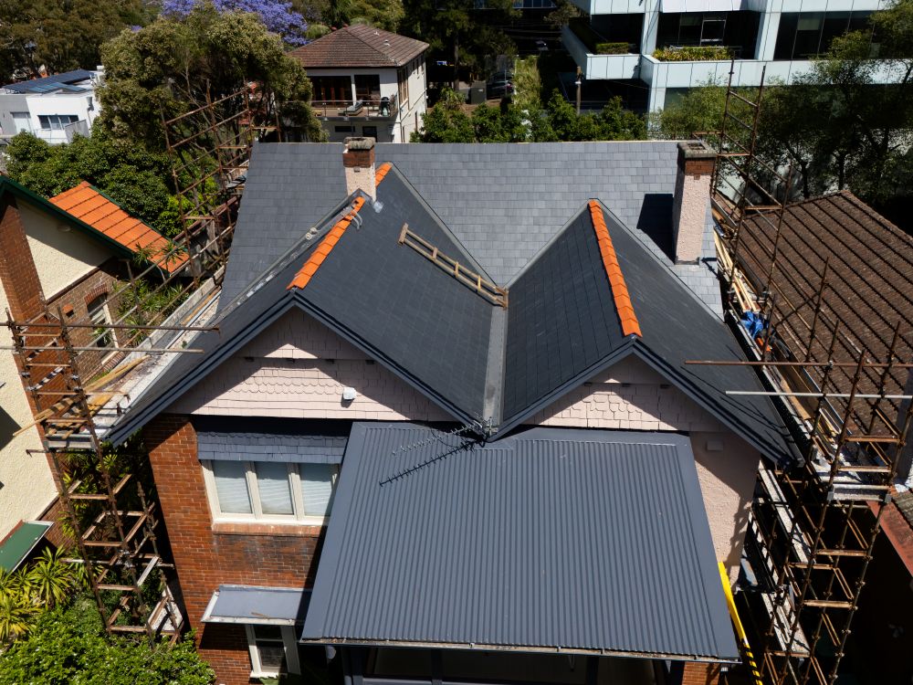 Slate Roof Installation in the Lower North Shore of Sydney