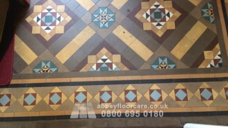 Victorian Tiles Restoration for Worn Minton Floor Makeovers